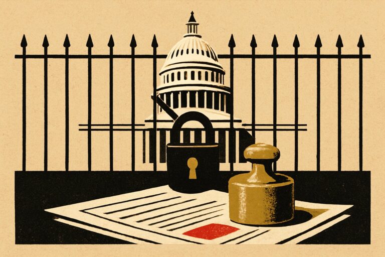 Illustration: Washingtons Stillstand schützt Aktien nicht von allein