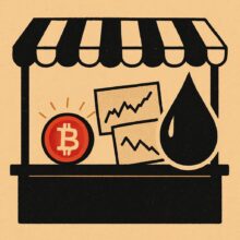 Illustration: Wochenrückblick: Öl fällt 3,5 Prozent, Bitcoin trotzt der Schwäche