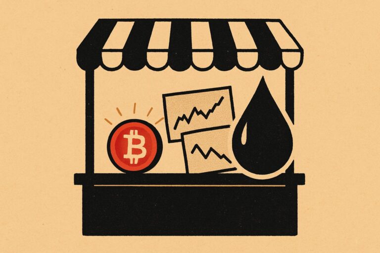 Illustration: Wochenrückblick: Öl fällt 3,5 Prozent, Bitcoin trotzt der Schwäche