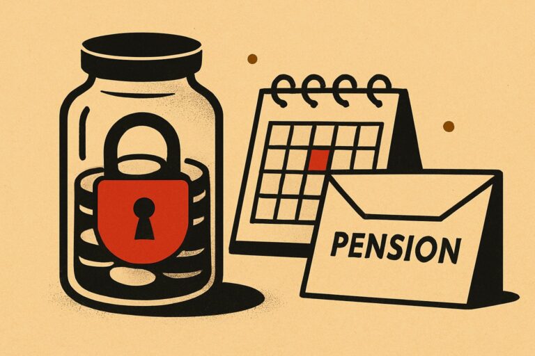 Illustration: Zehn Jahre gebunden. Sichere Renten sperren oft Ihr Geld