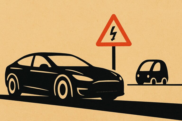 Illustration: 10 Jahre Autonomieversprechen: Tesla macht aus Selbstfahren Assistenz