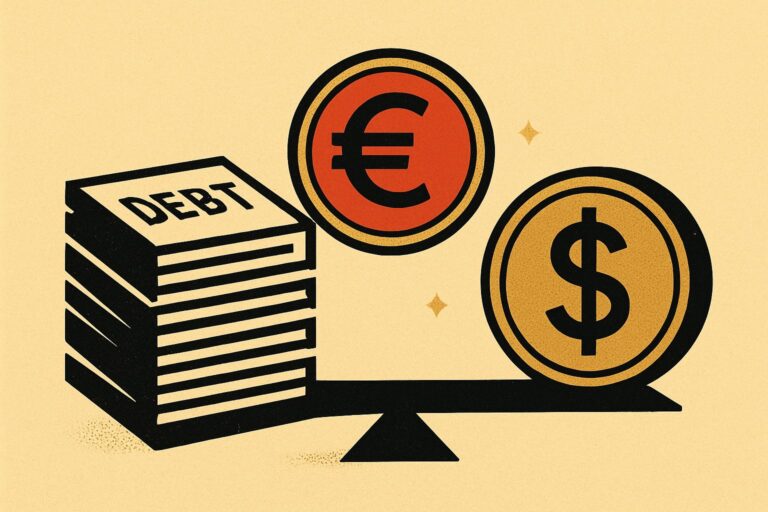 Illustration: 1,1220 Dollar je Euro: Frankreichs Schulden drücken den Kurs noch nicht