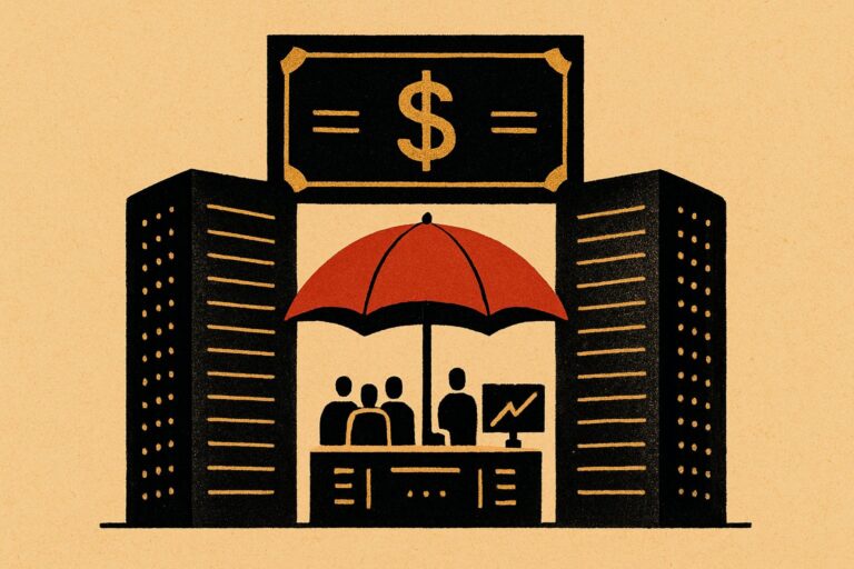 Illustration: 30 Billionen Dollar Anleihen testen den KI-Schutzschirm der Börse