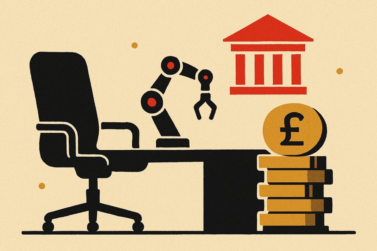 Illustration: 5000 Jobs weniger: Barclays macht KI zur Kostenwaffe