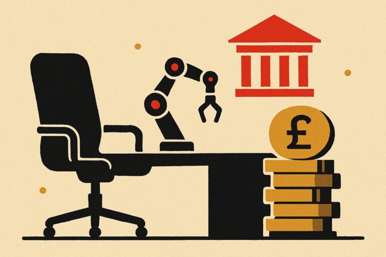 Illustration: 5000 Jobs weniger: Barclays macht KI zur Kostenwaffe
