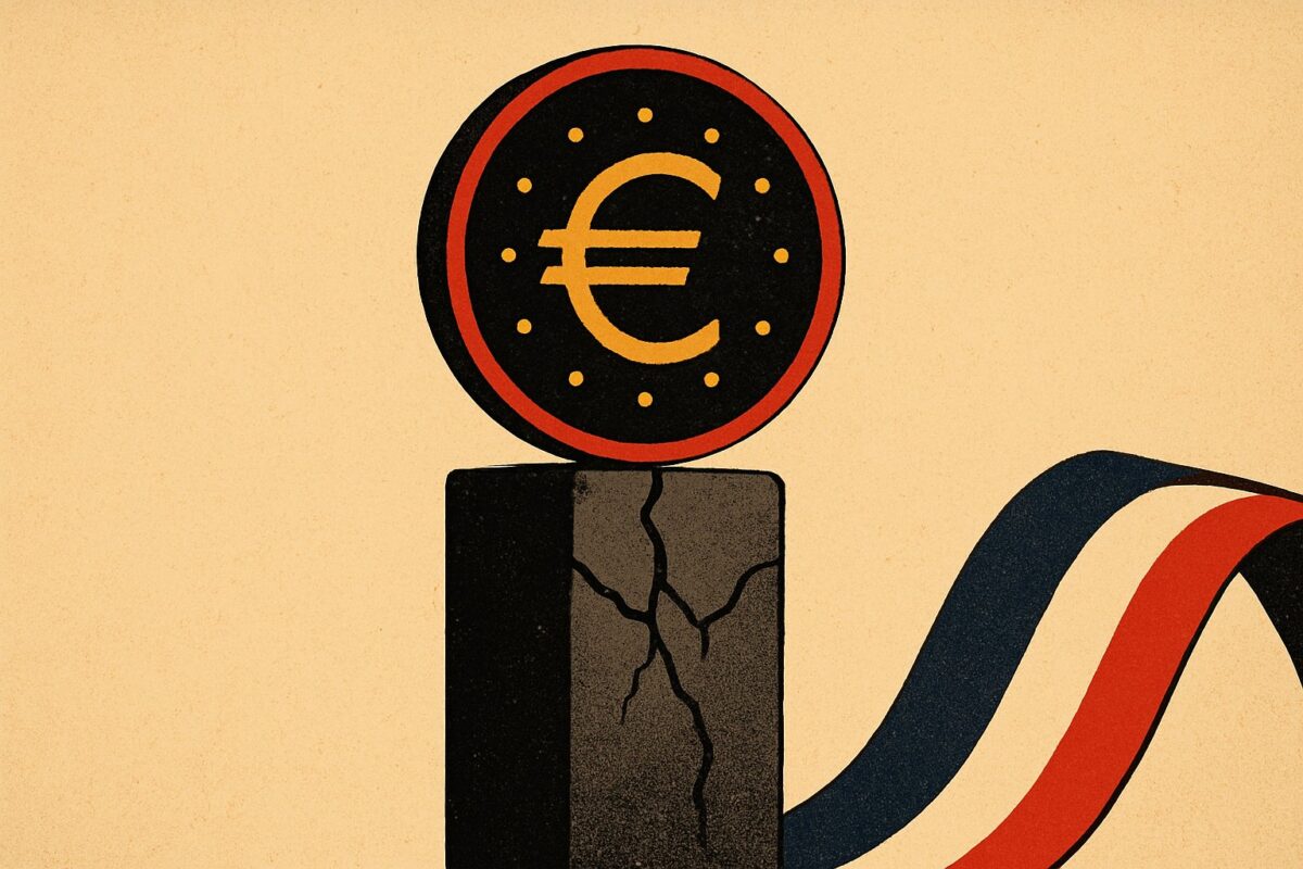 Illustration: Anleger preisen Frankreichs Haushaltskrise im Euro ein