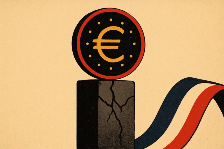 Illustration: Anleger preisen Frankreichs Haushaltskrise im Euro ein