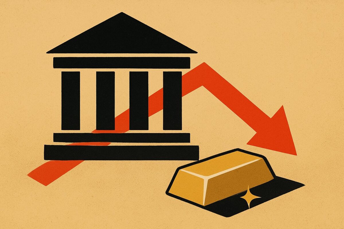 Illustration: Bank-of-England-Chef spricht. US-Futures fallen, Gold steigt