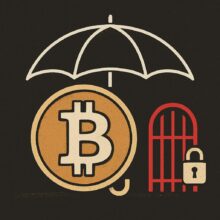 Illustration: BlackRock plant Bitcoin-ETF mit Verlustpuffer. Gewinne werden gedeckelt.