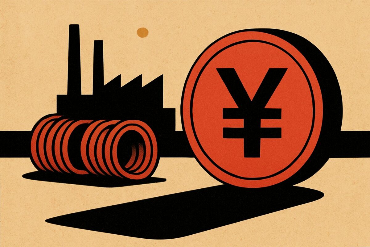 Illustration: China treibt Europas Industriekosten über Rohstoffe und Währungen