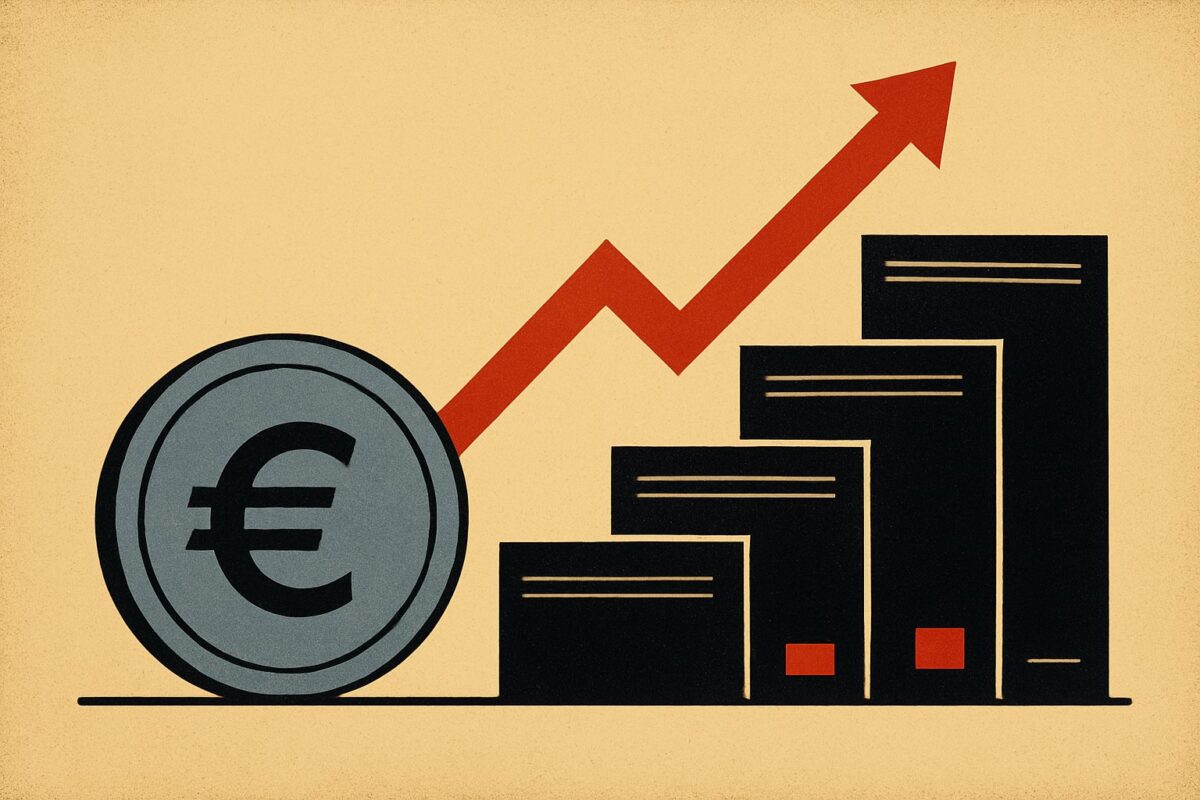 Illustration: DAX steigt auf 25.662 Punkte. Kapital kauft Aktien statt Euro