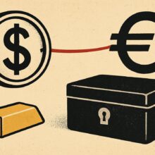 Illustration: Der Dollar zieht Kapital an: Darum fällt der Euro und Gold steigt