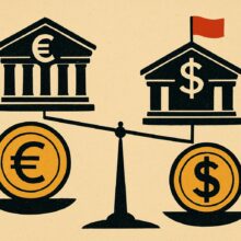 Illustration: Der Euro bleibt vor Fed und EZB trotz stabiler Zinsen angreifbar