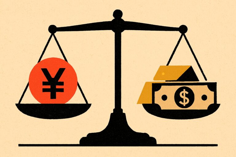Illustration: Der Yen verteuert Carry-Trades und bedroht Gold- und Dollar-Positionen