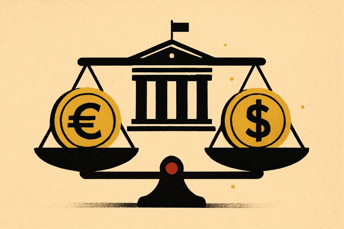 Illustration: Deutschland erwartet 1,3 Prozent Wachstum. Dollar-Zinsen drücken den Euro
