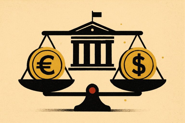 Illustration: Deutschland erwartet 1,3 Prozent Wachstum. Dollar-Zinsen drücken den Euro