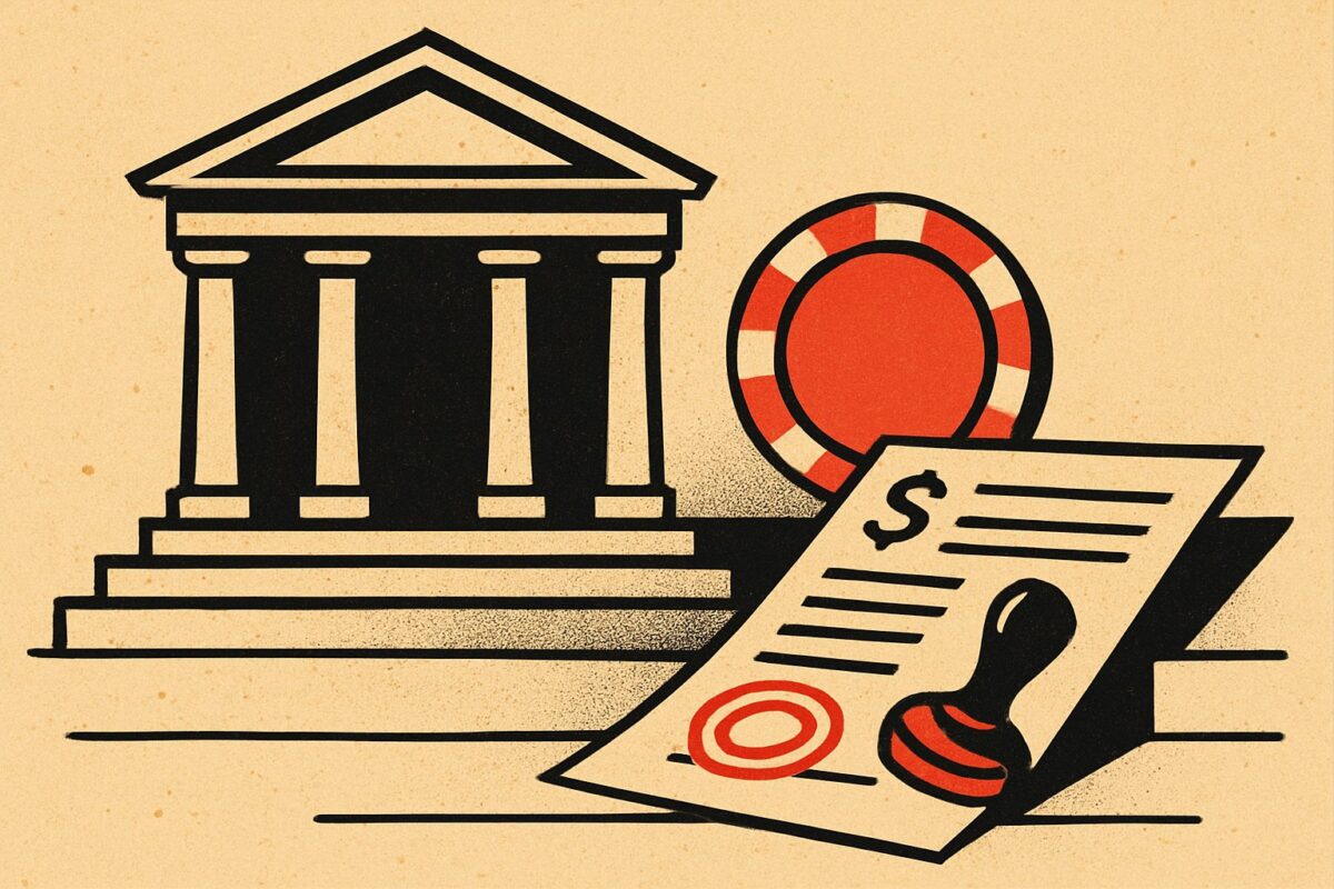 Illustration: Die CFTC verklagt Utah und zieht Kalshi-Wetten ins Finanzrecht
