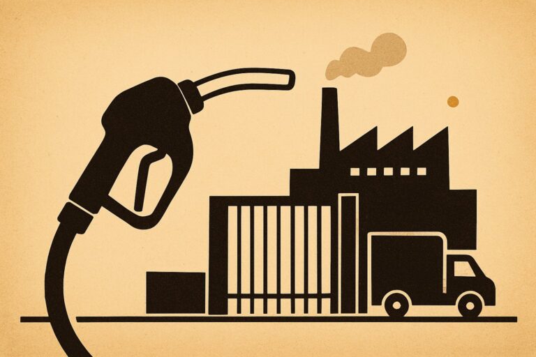 Illustration: Diesel verteuert die Produktion. Der Ölpreis erklärt zu wenig