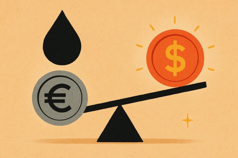 Illustration: Euro kostet 1,1188 Dollar. Die Schwäche des Dollars treibt den Kurs