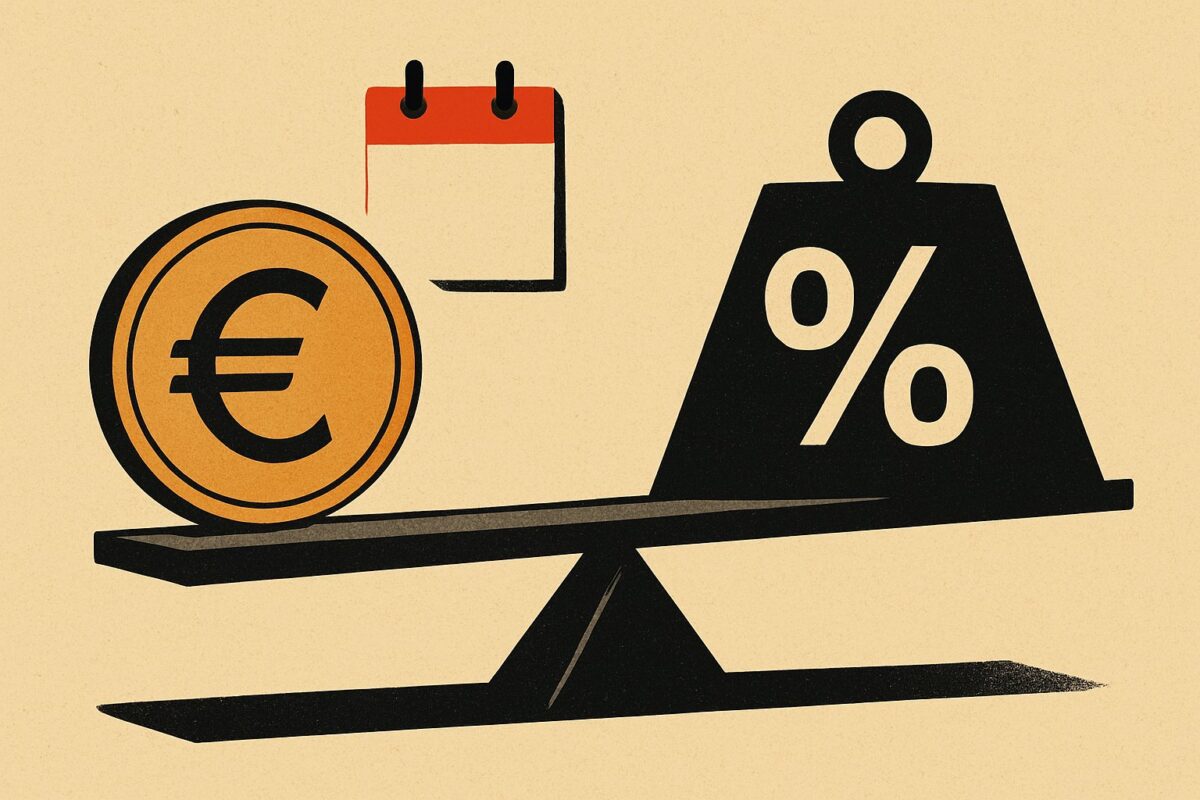 Illustration: Euro steigt auf 1,1189 Dollar. Hohe US-Inflation würde den Dollar stärken