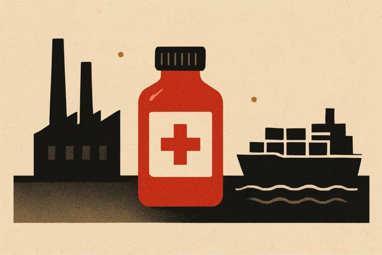 Illustration: Europa spart sein letztes Penicillin-Werk kaputt