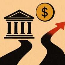 Illustration: Fed und EZB senden Zinssignale. Kurse reagieren vor Zinsentscheiden.