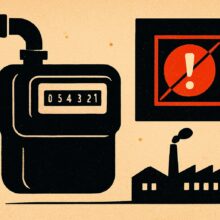Illustration: Gasreserve kommt per Umlage. Haushalte und Industrie zahlen