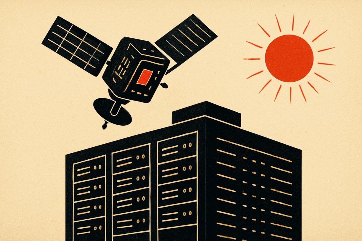 Illustration: Google testet KI-Chips im All. Rechenzentren stoßen an Grenzen