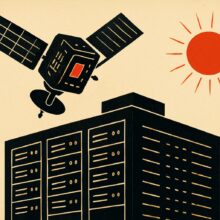 Illustration: Google testet KI-Chips im All. Rechenzentren stoßen an Grenzen