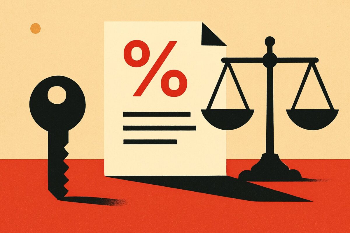Illustration: Ihre Hypothek kostet 2,75 Prozent. Sondertilgung verkleinert den Zinsvorteil