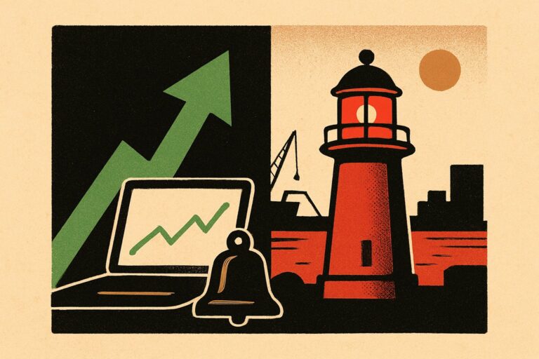 Illustration: Nasdaq-Future steigt. Hang-Seng-Index belastet Europas Vorbörse