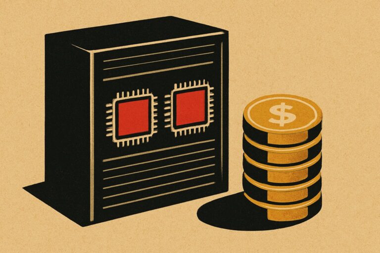 Illustration: Nvidia und AMD fallen, weil KI-Folien nicht mehr reichen