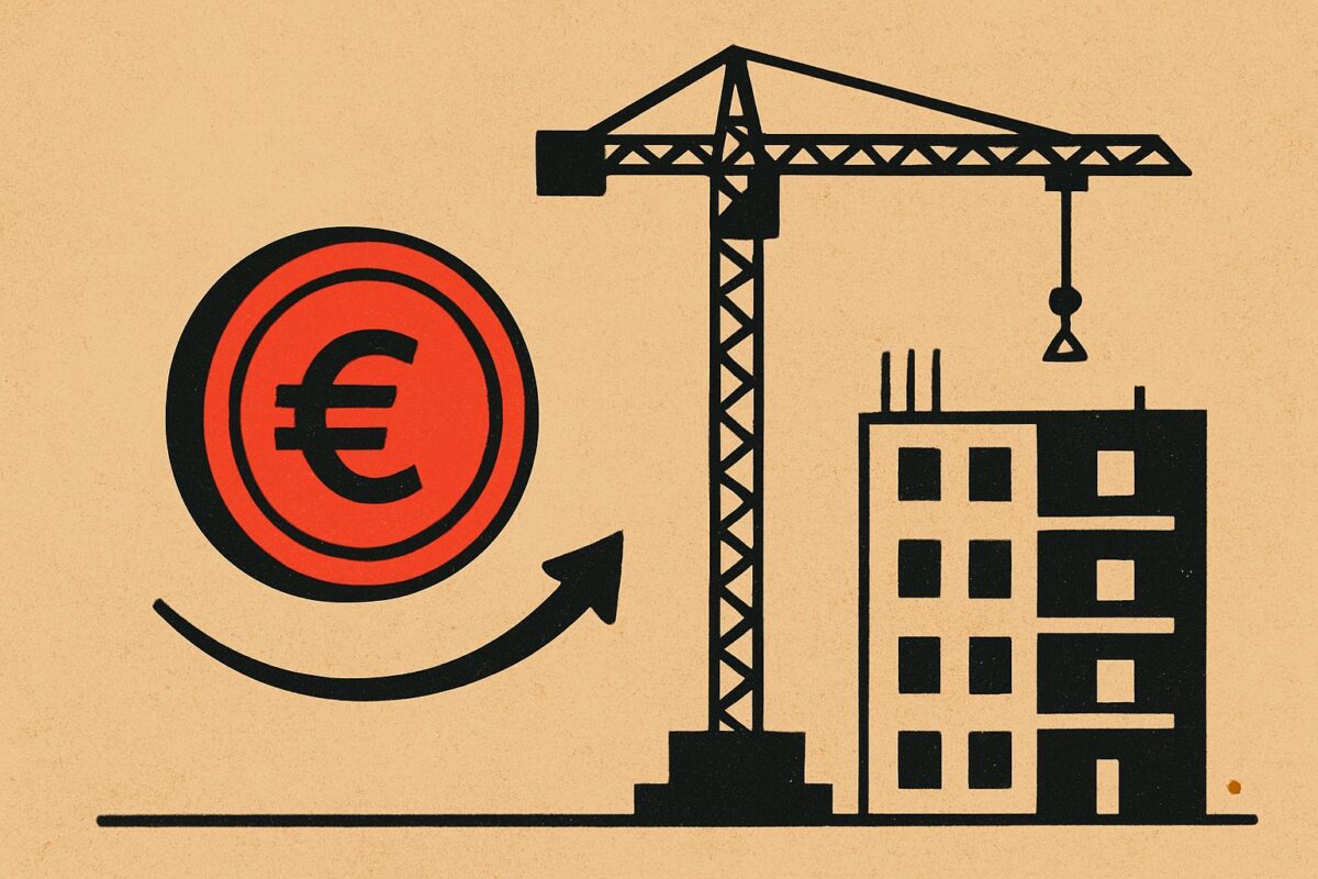 Illustration: Staatsgeld kann Mieten verteuern, wenn dem Bau Leistung fehlt