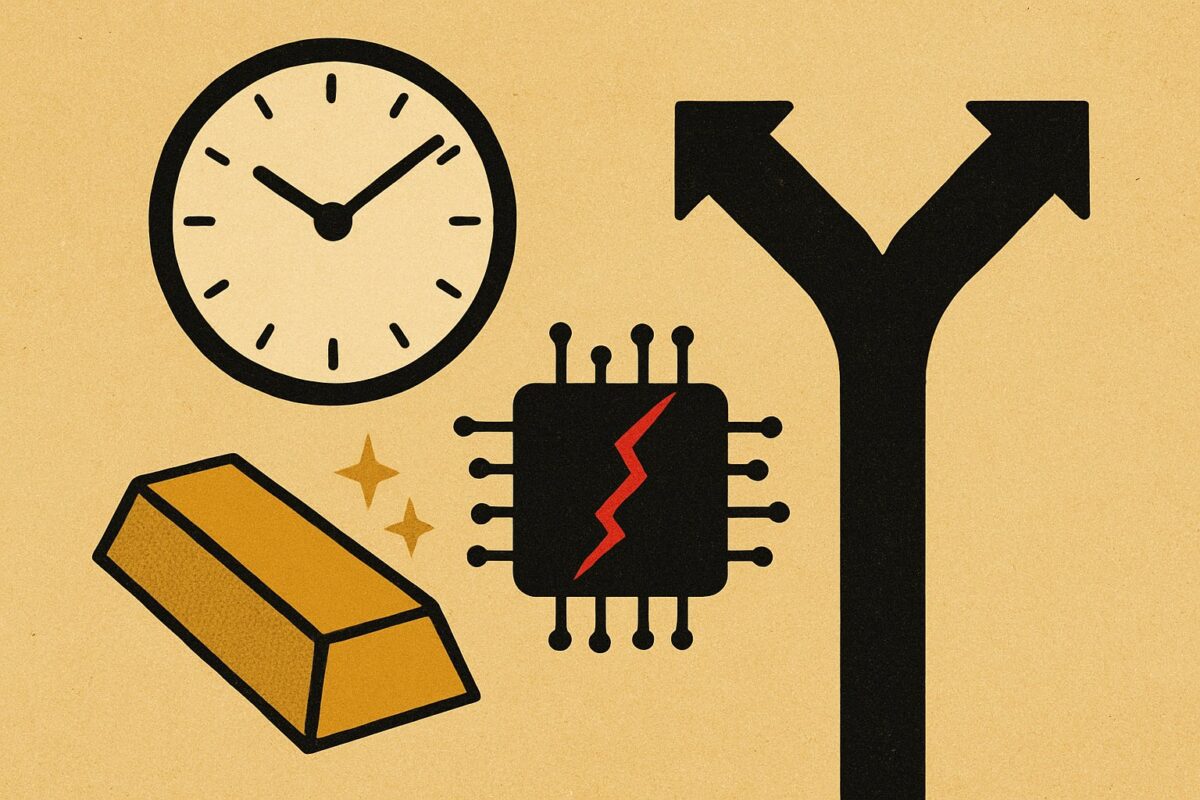 Illustration: US-Daten um 14:30 Uhr: Nasdaq-Future fällt, Gold steigt