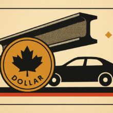 Illustration: US-Kanada-Zölle: Der Kanada-Dollar reagiert vor den Preisen