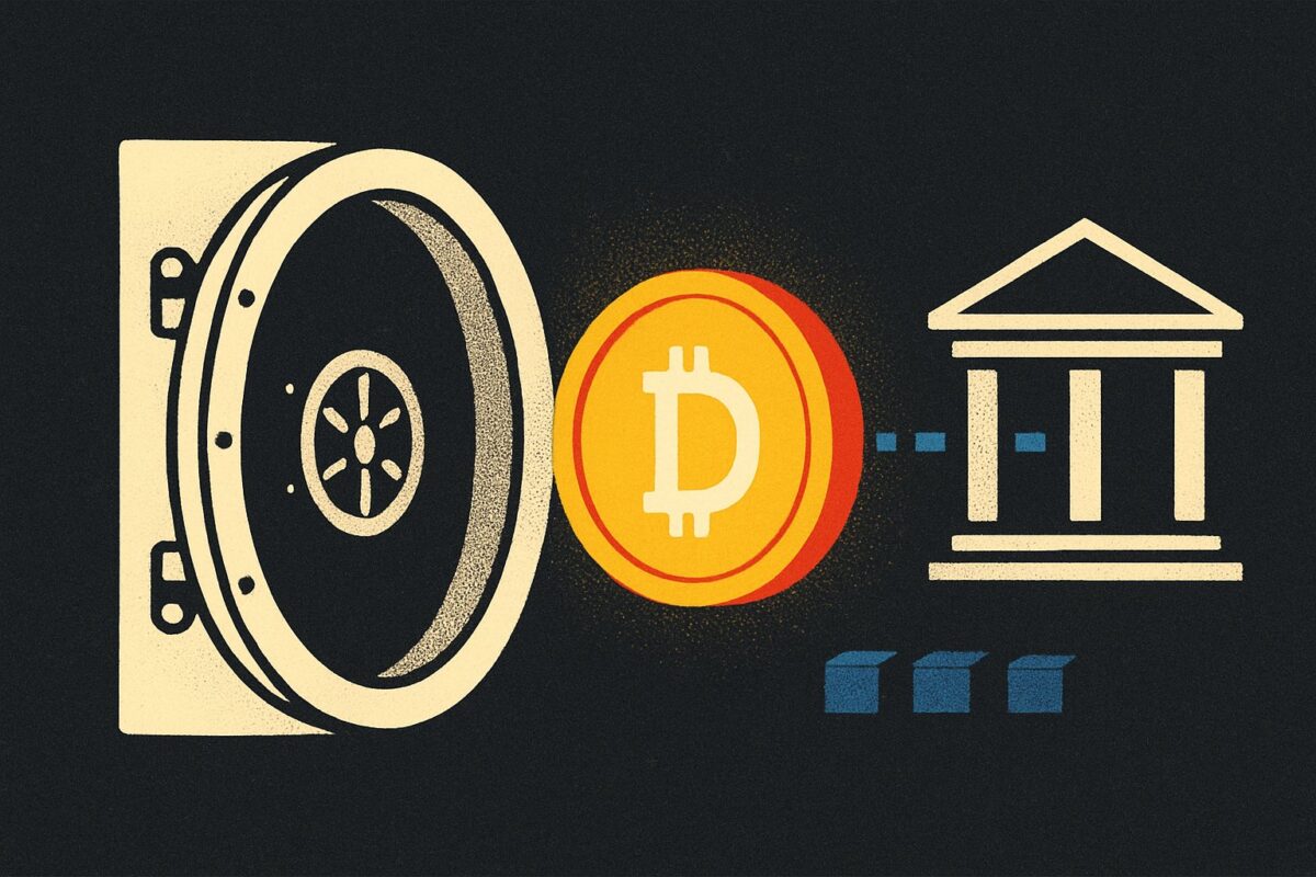 Illustration: US-Regierung bewegt Krypto-Millionen, Bitcoin rutscht unter 84.000