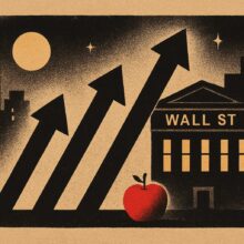 Illustration: Wall-Street-Schluss: Dow steigt 0,83 Prozent, Apple bremst