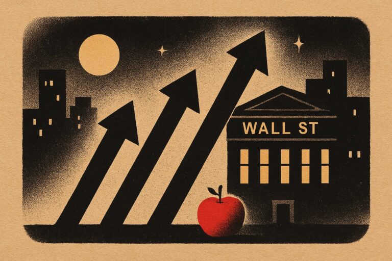 Illustration: Wall-Street-Schluss: Dow steigt 0,83 Prozent, Apple bremst