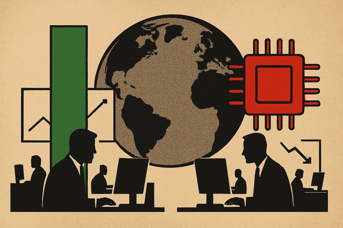 Illustration: Wall-Street-Schluss: Dow steigt, Nasdaq fällt trotz Apple und Microsoft