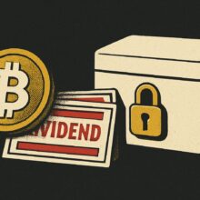 Illustration: Wann bremsen Dividenden Firmen, die mit fremdem Geld Bitcoin kaufen?