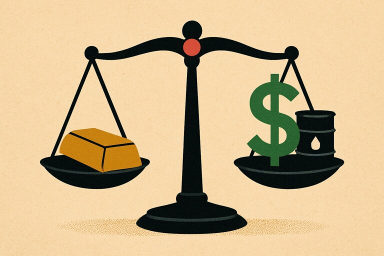 Illustration: Warum fällt Gold trotz Ölpreis über 100 Dollar?