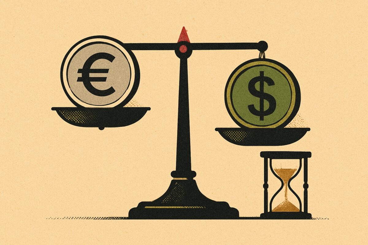 Illustration: Warum hilft die Zinspause von Fed und EZB dem Euro nur kurz?