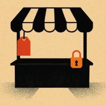Illustration: Warum schaltet NFT-Marktplatz Blur nach dem Volumencrash ab?