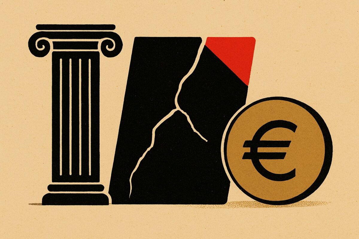 Illustration: Warum wirkt Griechenland solider als Italien und Frankreich?