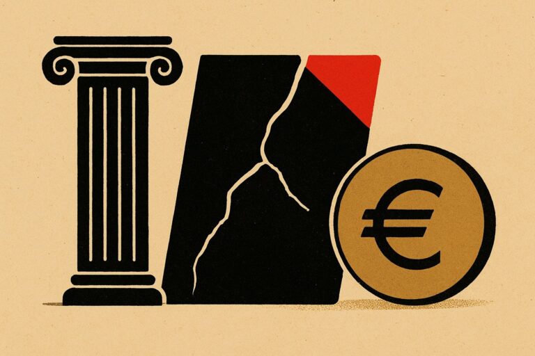 Illustration: Warum wirkt Griechenland solider als Italien und Frankreich?