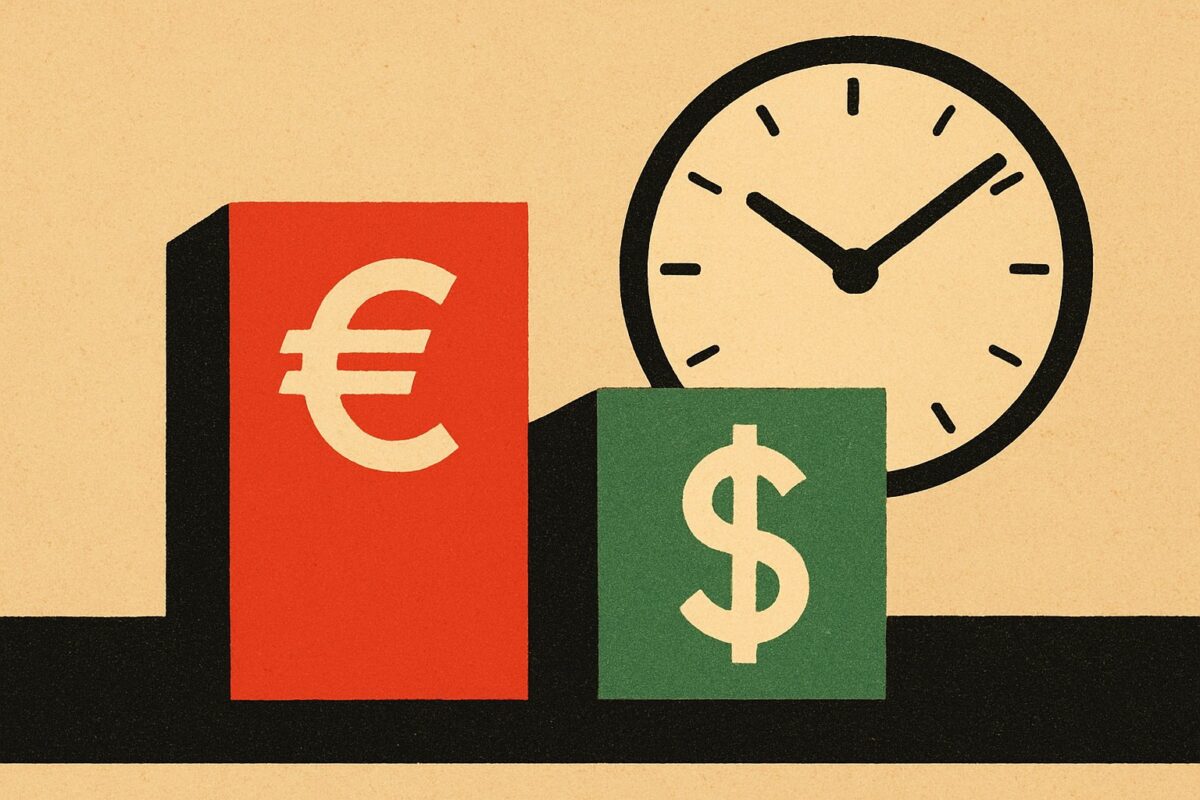 Illustration: Xetra-Schluss: DAX fällt 1,18 Prozent, Nasdaq zieht davon