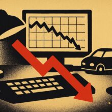Illustration: Xetra-Schluss: DAX fällt 1,18 Prozent, Volkswagen rutscht ab
