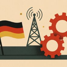 Illustration: Xetra-Schluss: DAX fällt auf 25.104, Telekom stemmt sich dagegen